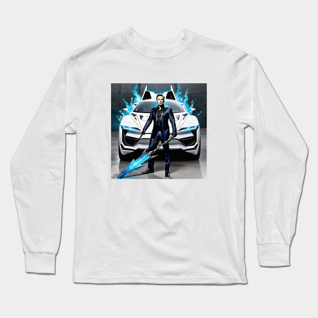 X com - X man - Elon musk Long Sleeve T-Shirt by SOLOBrand